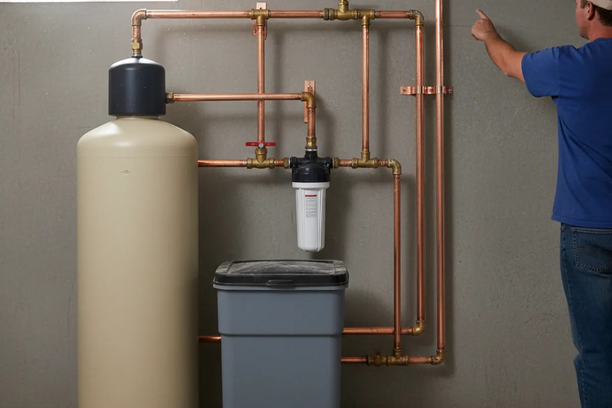 Whole-house water treatment system installed in Gold Hill